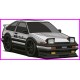 Trueno AE86 Toyota Initial D Keychain Portachiavi JDM Acrylic k226